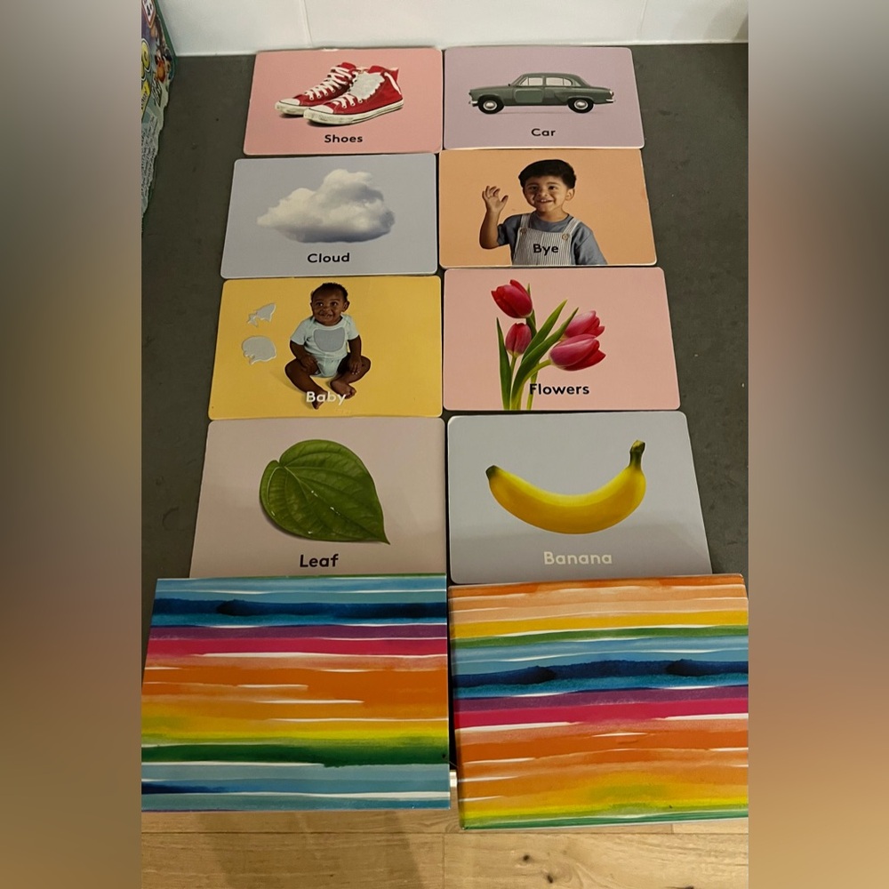 Lovevery Colorful Educational Flashcards Set